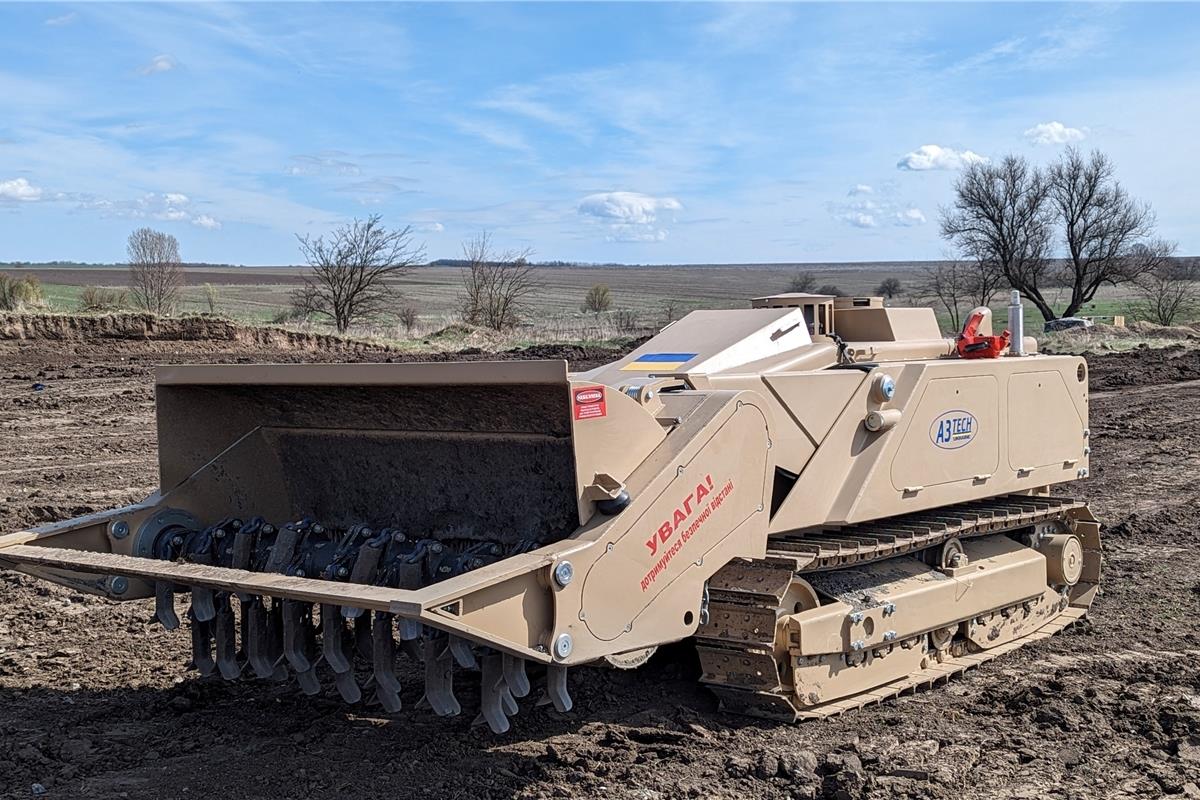 Ukrainian enterprise to commence serial production of Croatian robotic demining machines