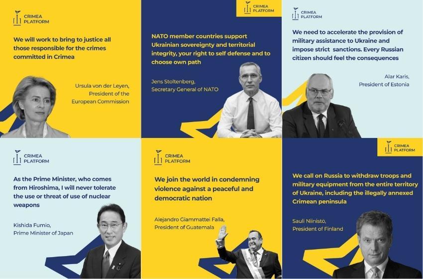 The Crimea Platform: Japan, Guatemala, Finland, Estonia, Slovenia, Nato, European Commission