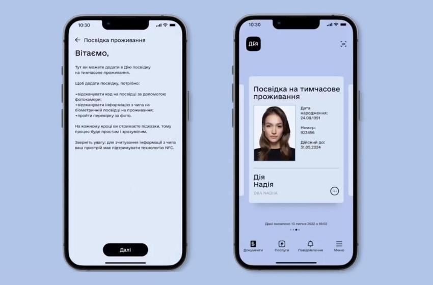 Document in Diia for foreigners: permanent and temporary residence permit