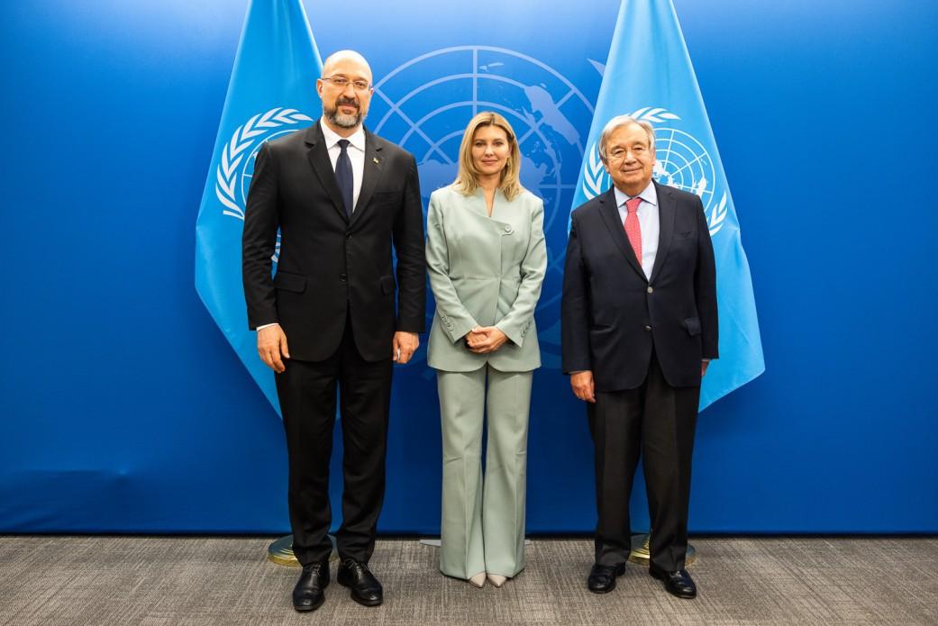 The wife of the President of Ukraine held meetings with the UN Secretary-General, the Prime Minister of Great Britain, the First Lady of France and the UNFPA Executive Director