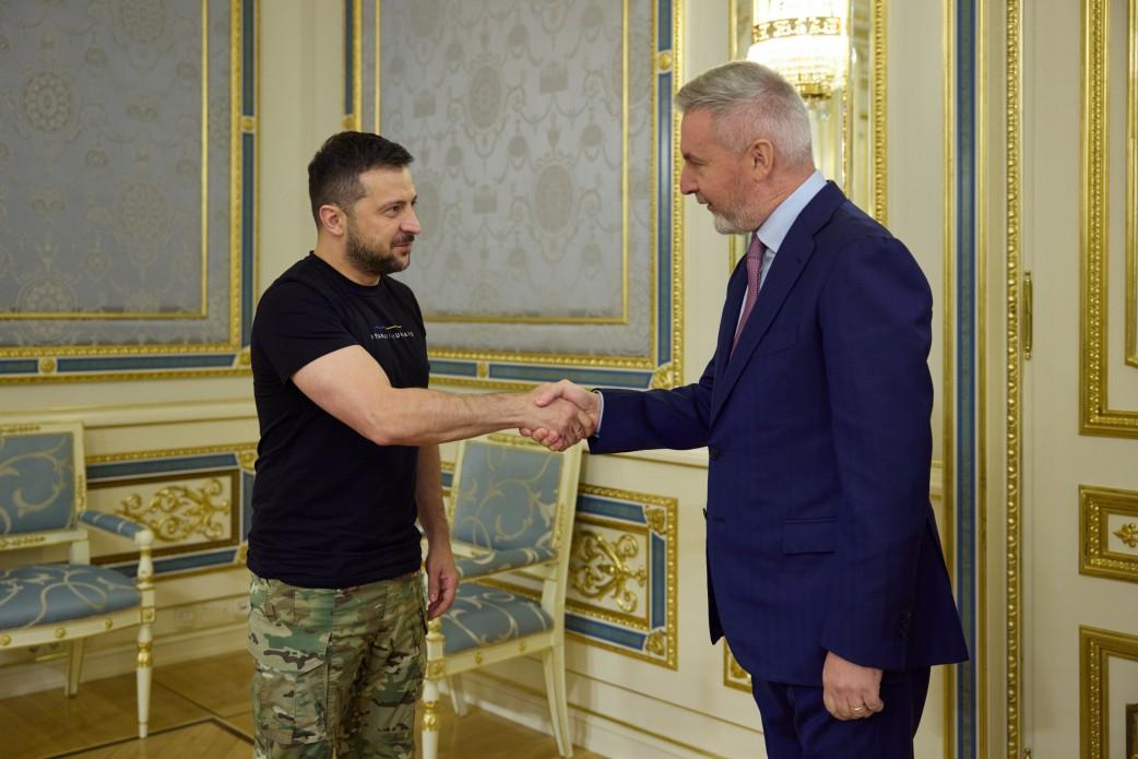 Volodymyr Zelensky met with the Minister of Defense of Italy