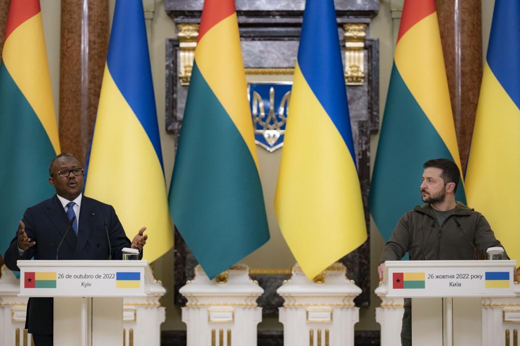 Ukraine interested in building multilateral relations with African countries – Zelensky after meeting with President of Guinea-Bissau