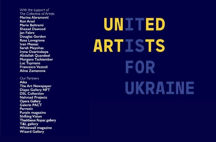The United Artists team will hold an auction in Paris to support Ukrainian artists