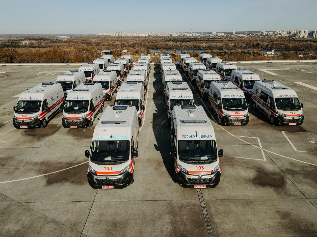 Another 32 resuscitation vehicles were sent off to save lives