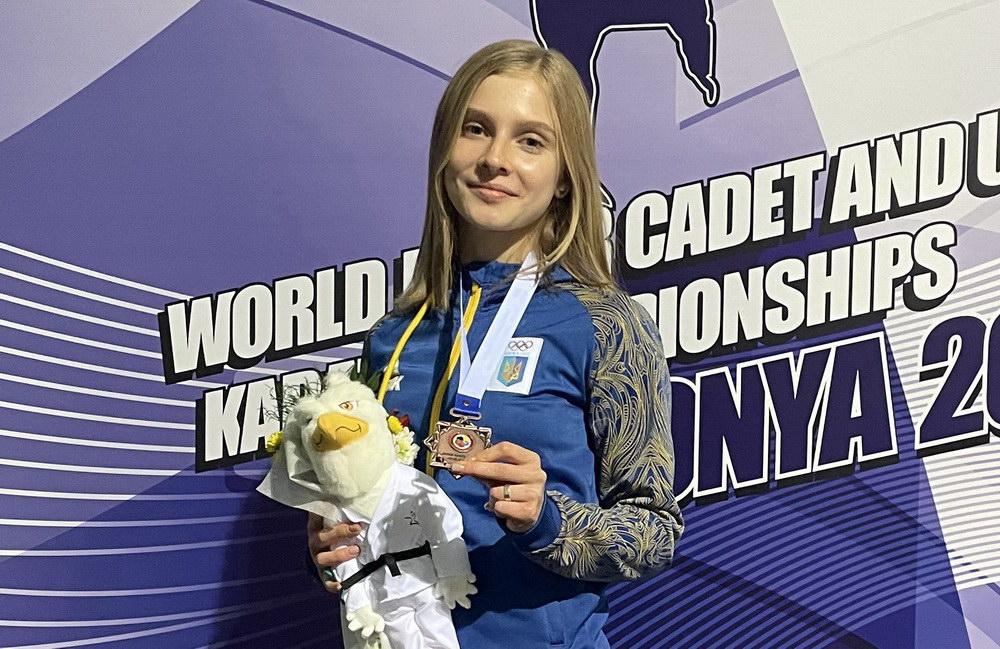 The young athlete from Odesa became the bronze medalist of the World Junior Championship