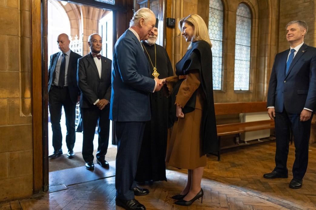 First Lady of Ukraine met with the King Charles III of the United Kingdom