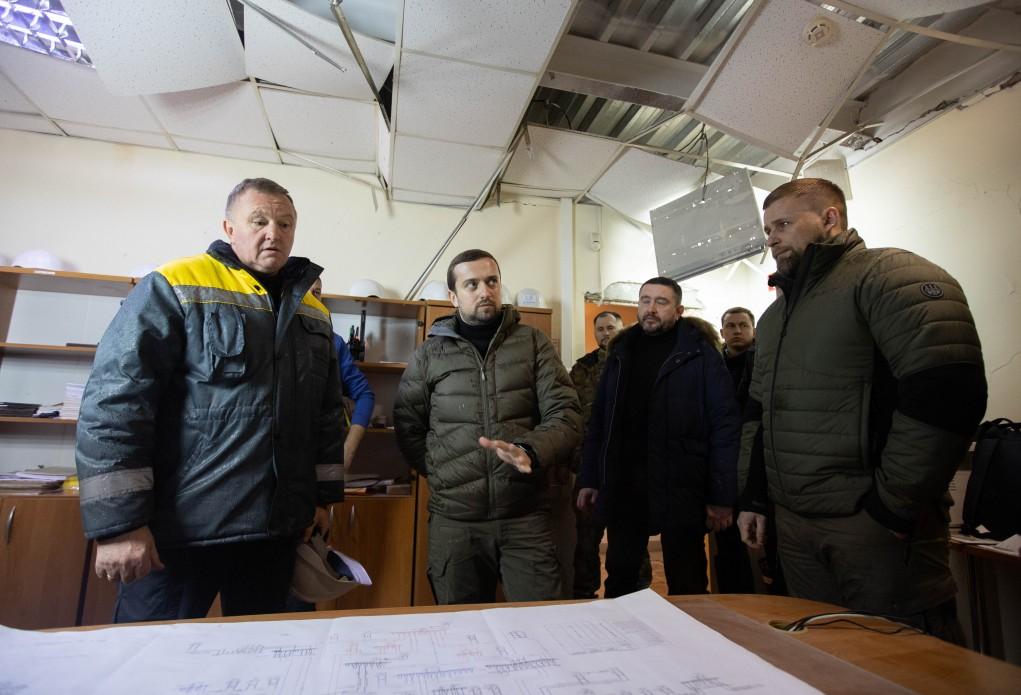 Kyrylo Tymoshenko visited Odessa and familiarized himself with the progress of the restoration of electricity supply in the region