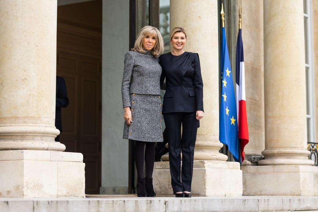 First Lady of Ukraine met with Brigitte Macron in France