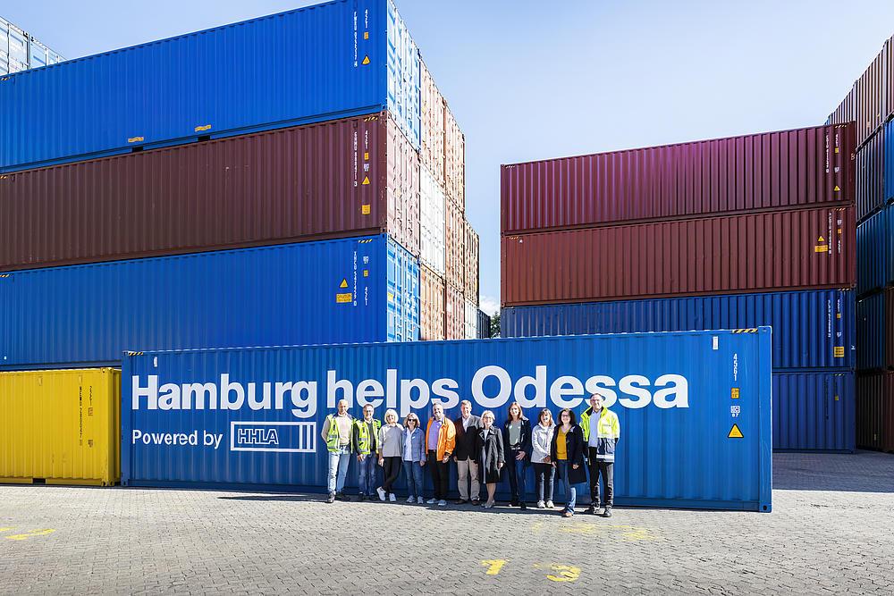 HHLA transferred humanitarian aid from Hamburg to Odessa