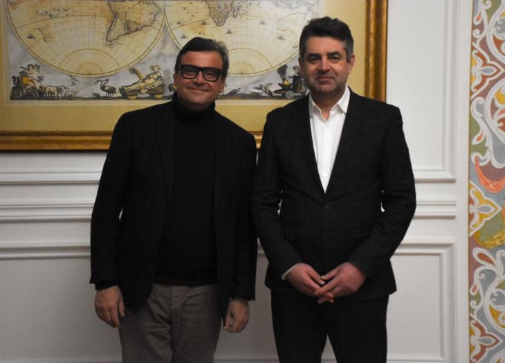 Yevhen Perebyinis held a meeting with Senator of the Italian Republic, leader of the Action party Carlo Calenda