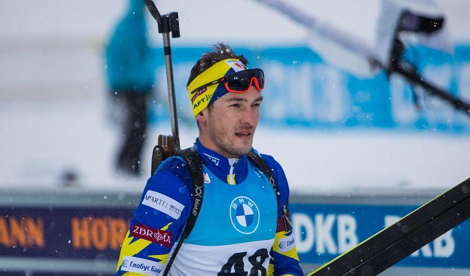 The Ukrainian biathlete entered the top 30 at the World Cup in Pokljuka