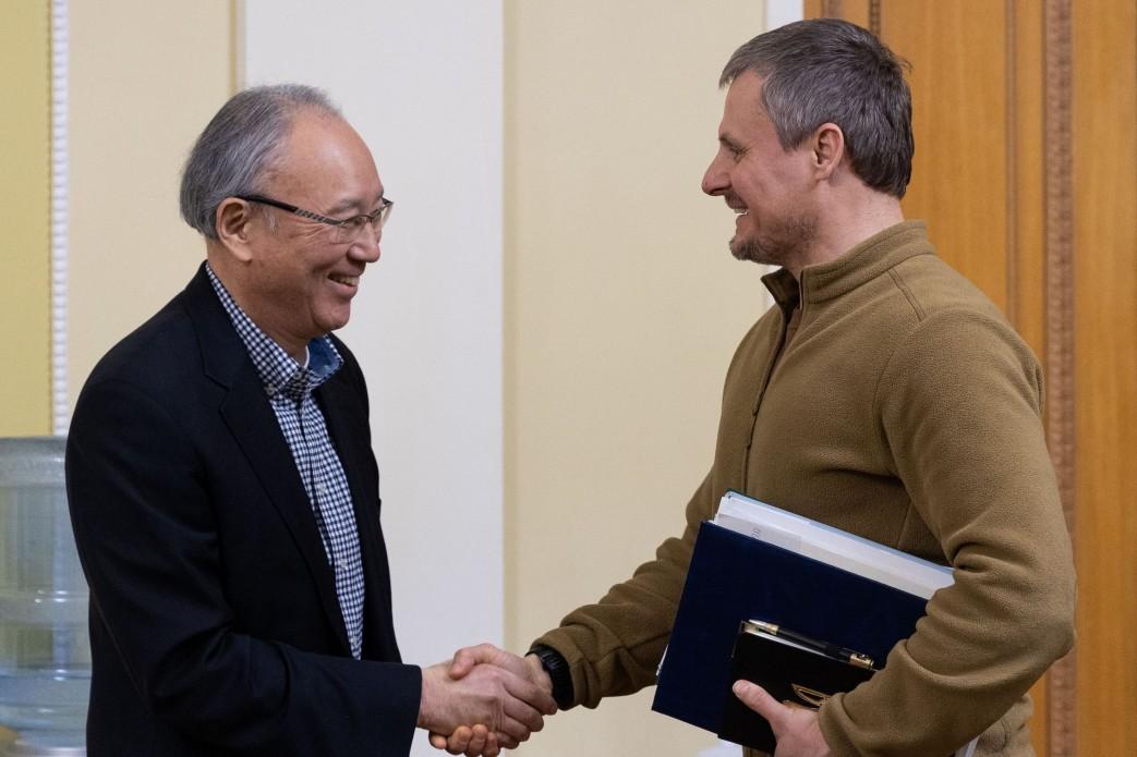 Roman Mashovets and the Ambassador of Japan discussed ways of practical cooperation in providing assistance to Ukraine