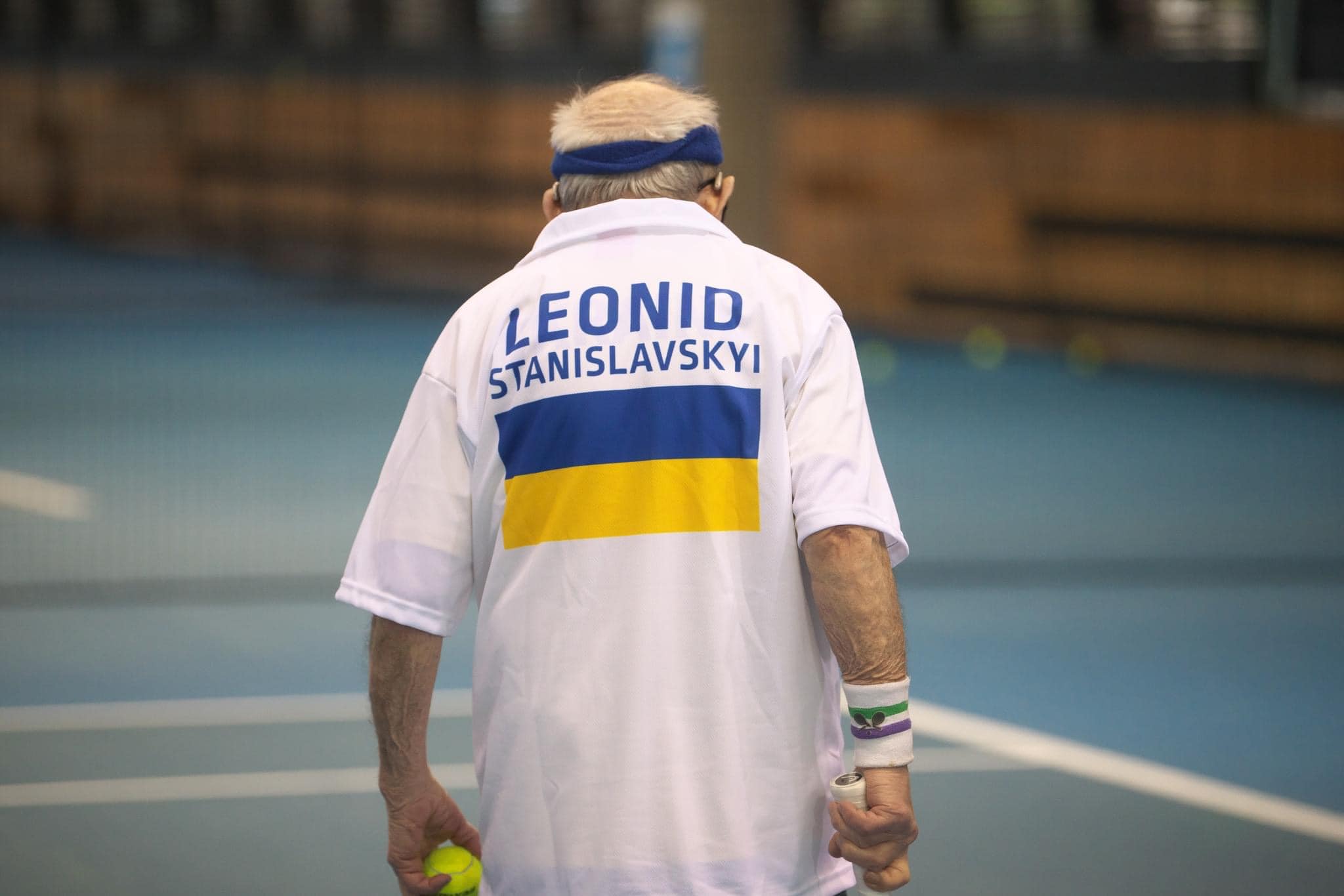98-year-old tennis player from Kharkiv played at the Australian Open in support of Ukraine