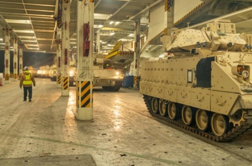The USA sent the first 60 Bradley infantry fighting vehicles to Ukraine