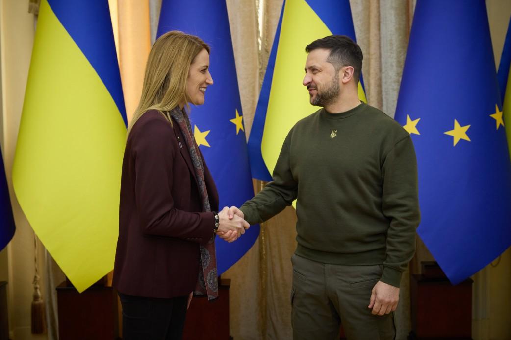 President of Ukraine meets with President of European Parliament in Lviv