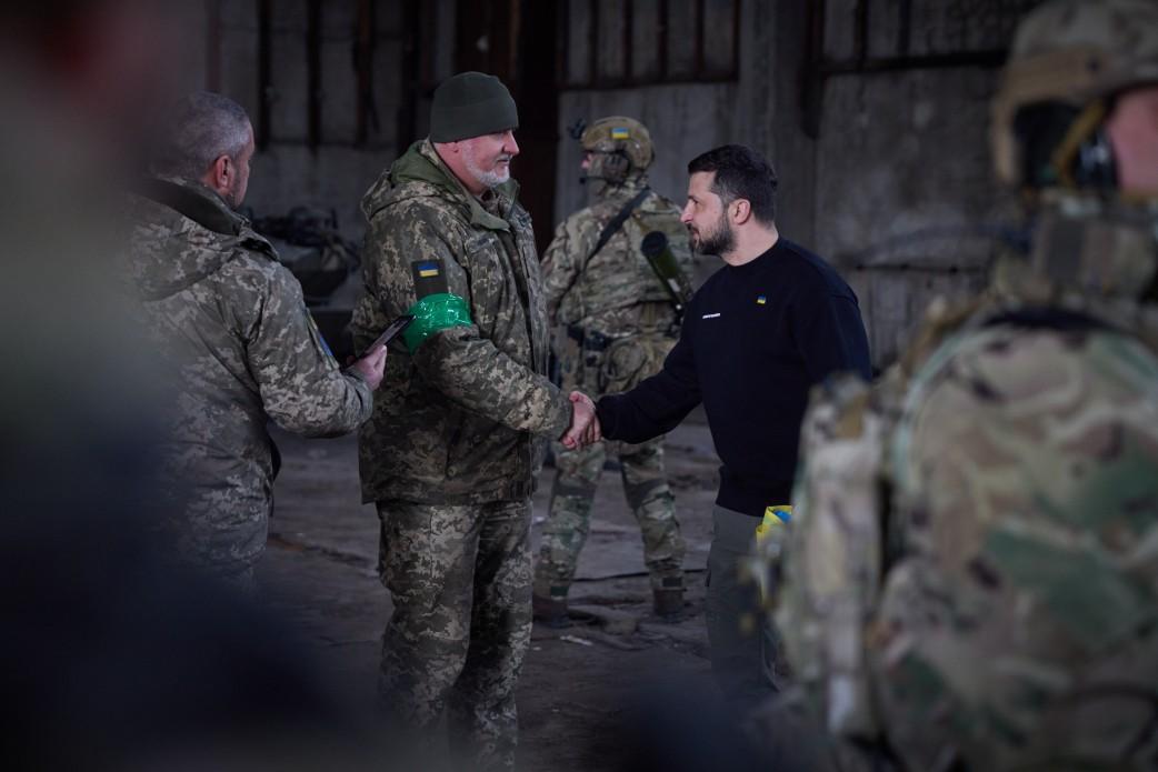 President visited frontline positions in the Donetsk region and awarded the defenders of Bakhmut