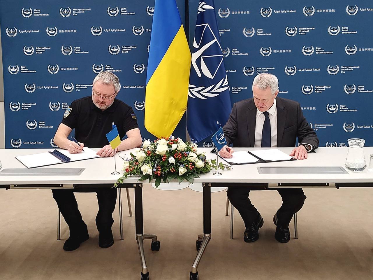 Prosecutor General Andriy Kostin in The Hague signed the Agreement on opening the Representation of the International Criminal Court in Ukraine