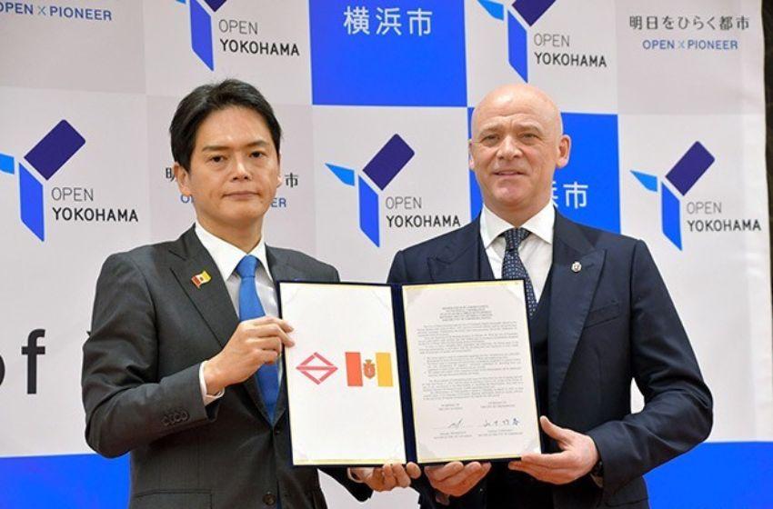 Odessa and Yokohama agreed to cooperate for the recovery after war