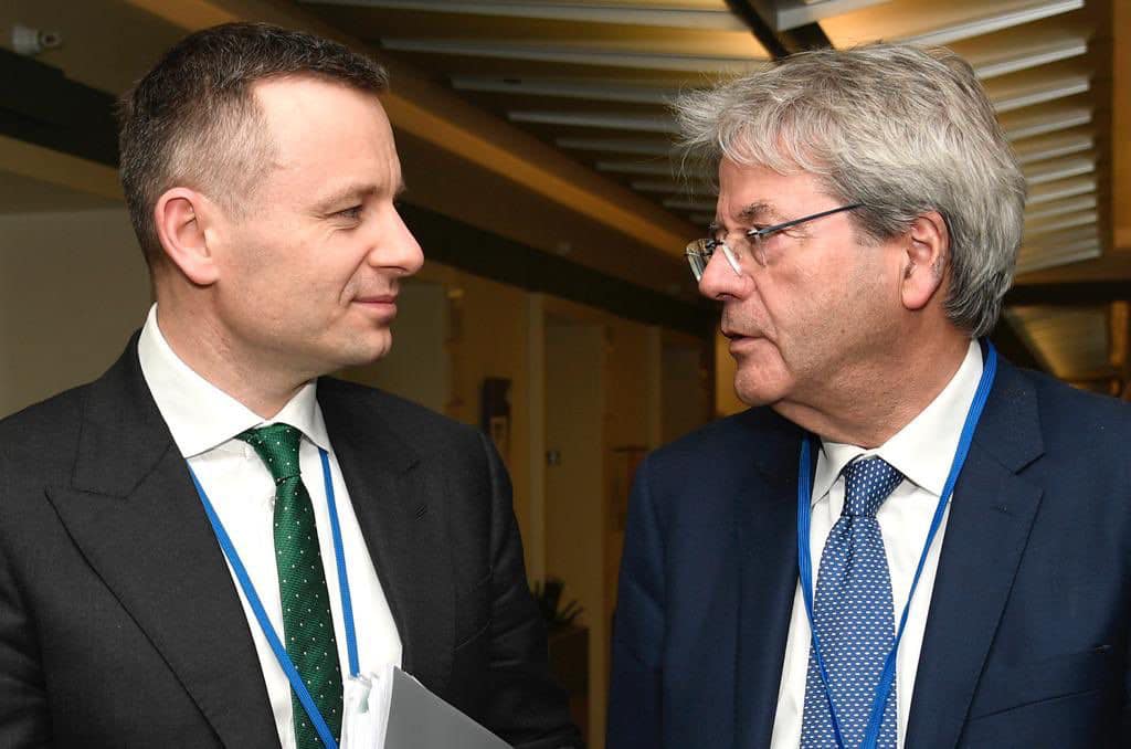 Minister of Finance met with EU Commissioner for Economy Paolo Gentiloni