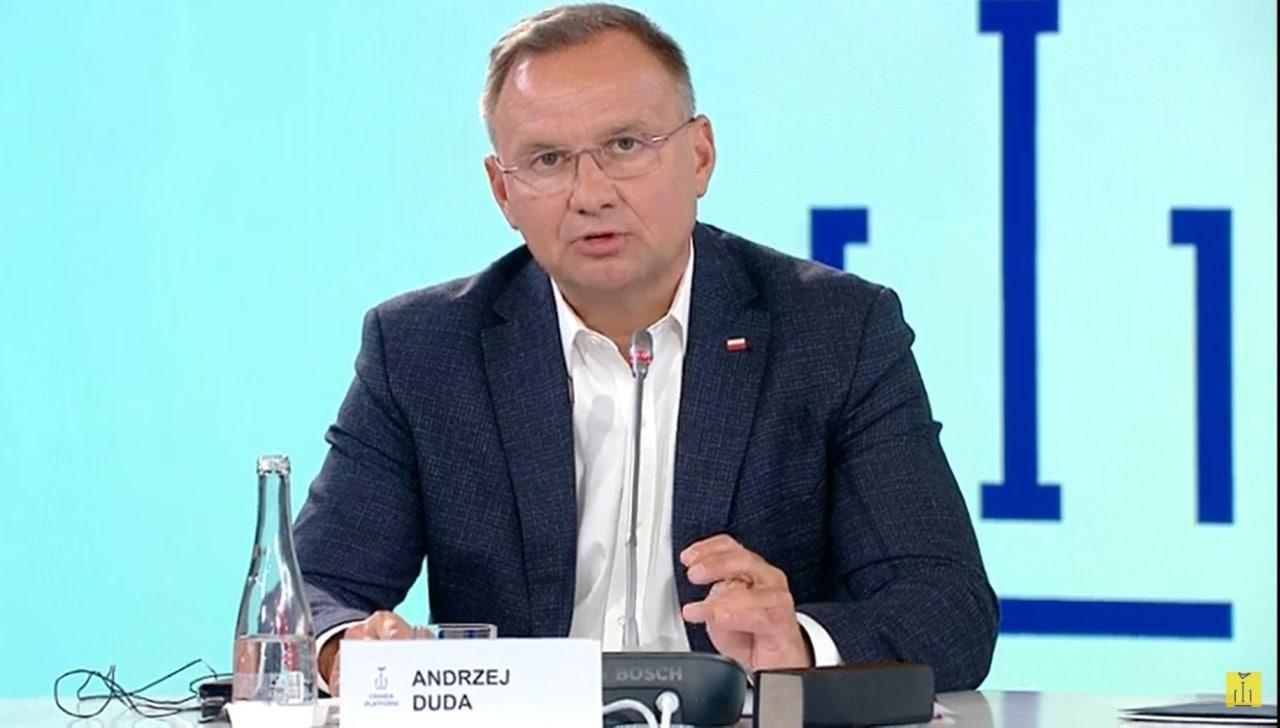 Andrzej Duda: Russia will attack another country if Ukraine loses the war