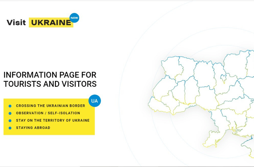 New website in English with all the rules for travellers coming to Ukraine