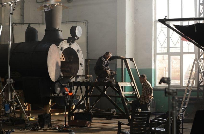 An Odessa's railways depot became a set for an historical film