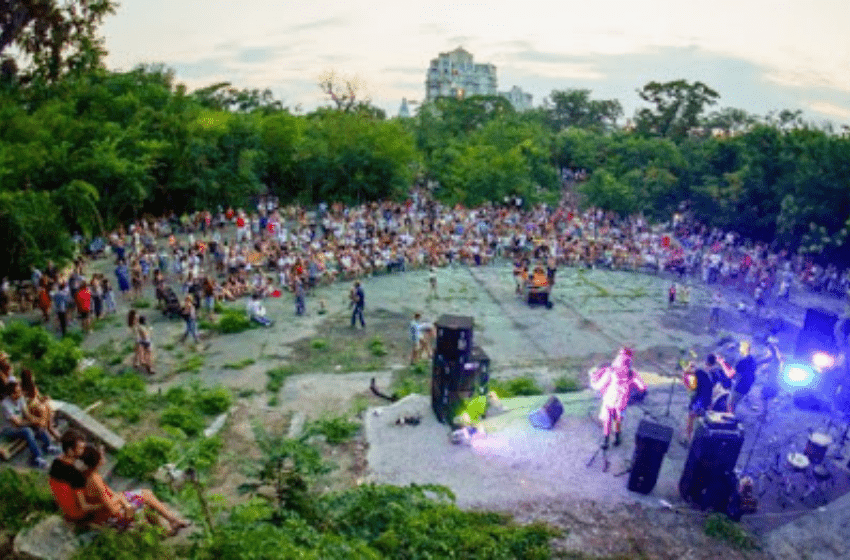The opening of the season of Green Theater in Odessa