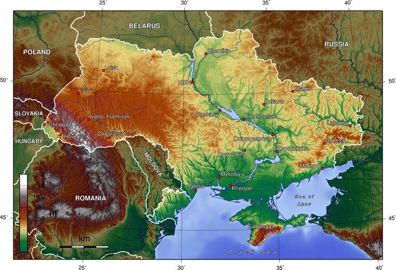 General climate conditions in Ukraine