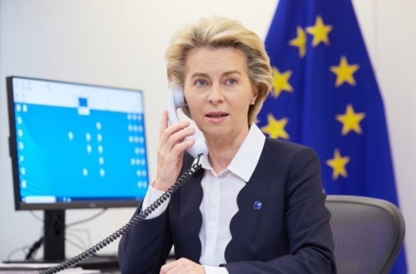 European Commission President Von der Leyen assures Zelensky of EU's will to work with Ukraine in energy sector