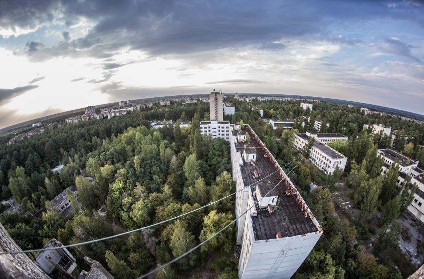 An increase in radiation levels was recorded in the Chernobyl zone