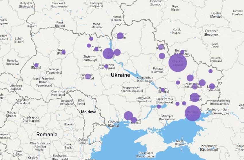 The international group Bellingcat has created a war crimes tracking map in Ukraine
