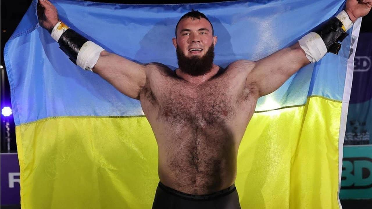 The Ukrainian became the strongest man in Europe and honored the memory of those who died in the war