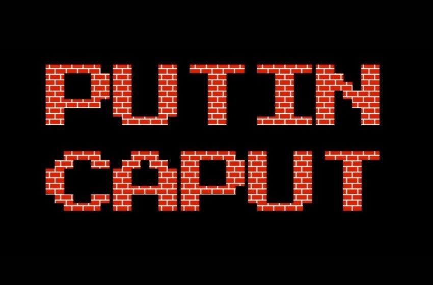Putin Caput. Destroy Russian pixel tanks, as in the classic Battle Cit