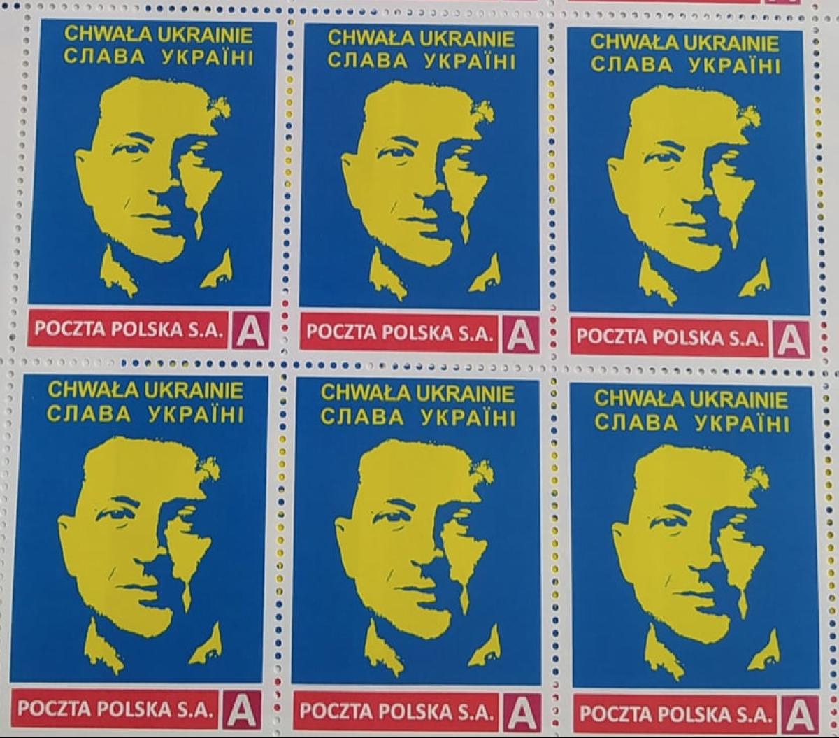 Poland issues the world's first postage stamp with a portrait of Zelensky
