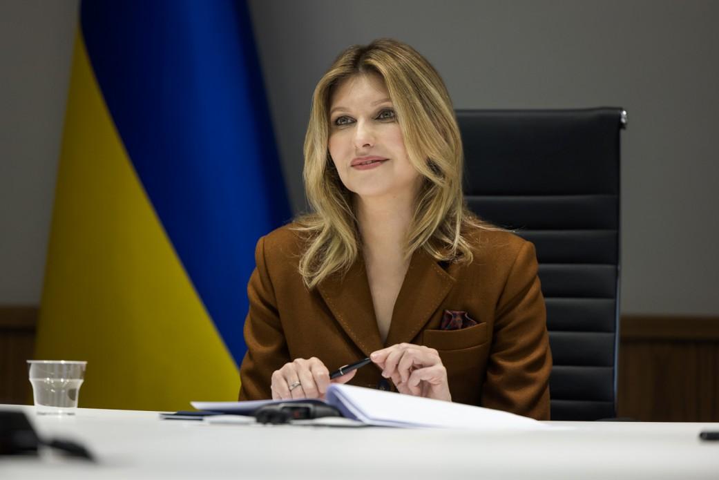 Olena Zelenska spoke about the humanitarian situation in Ukraine in the framework of the World Economic Forum in Davos