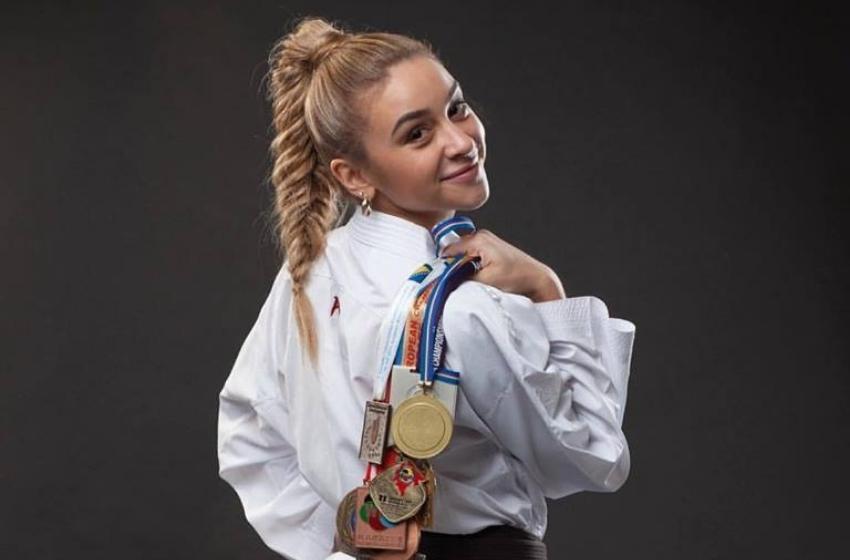 Anzhelika Terliuga from Odessa became the European champion in karate