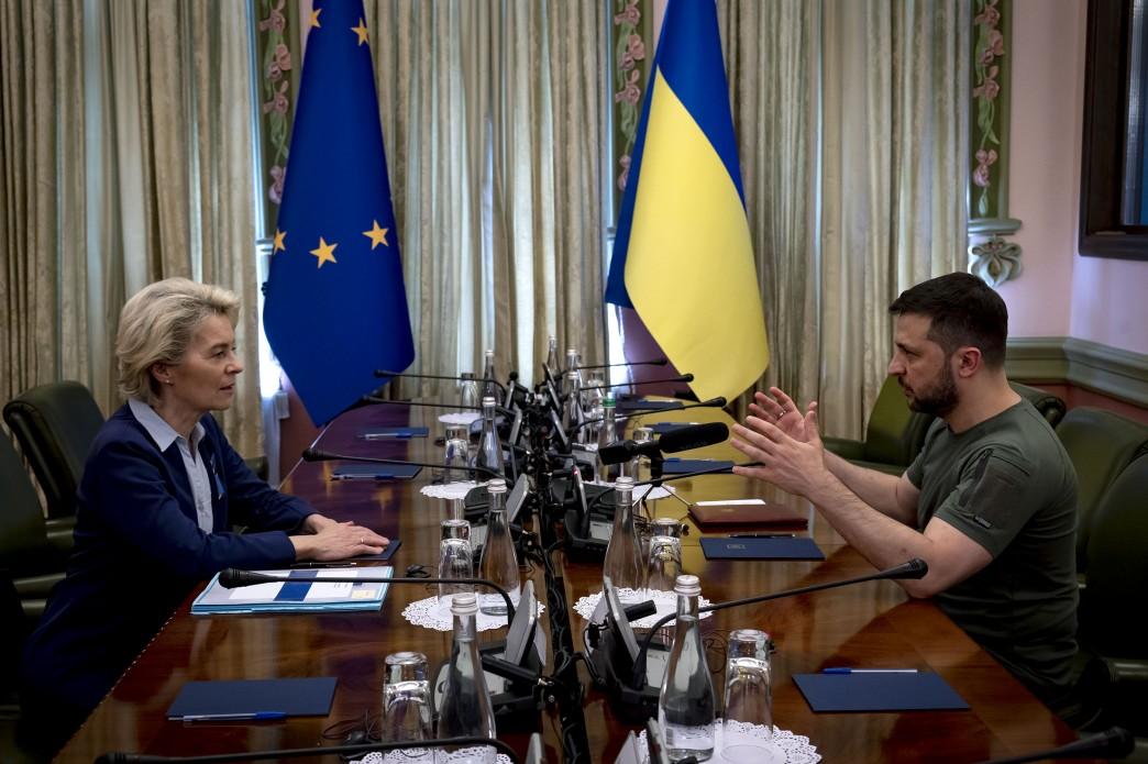Volodymyr Zelensky met with the President of the European Commission in Kyiv