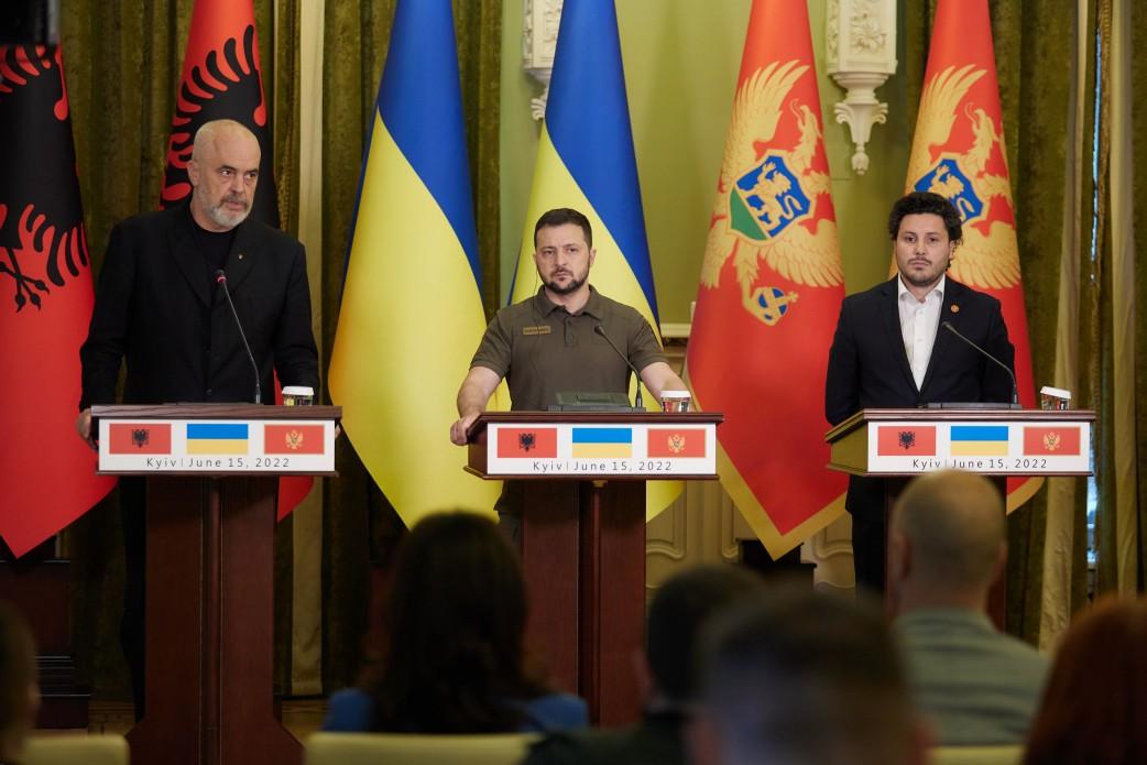 Albania, Montenegro and North Macedonia support Ukraine's course for full membership in the EU
