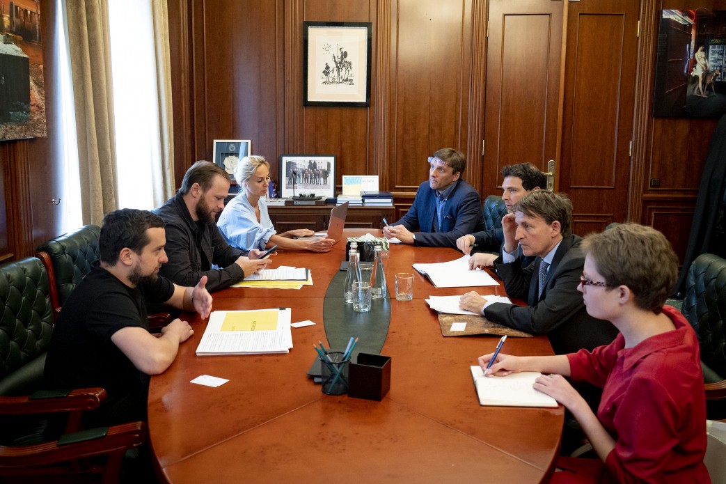 Kyrylo Tymoshenko and the Ambassador of Italy discussed the participation in the recovery of the affected regions of Ukraine