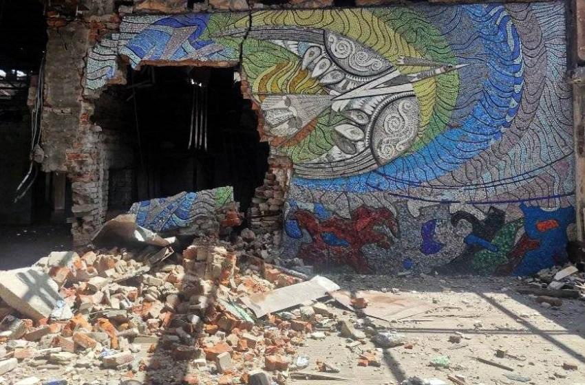 Alla Gorska's mosaics were destroyed in Mariupol