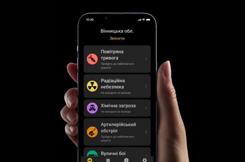 "Air Alert" application will warn about chemical and radiation danger
