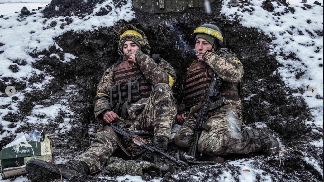 The Ukrainian Armed Forces, a refugee, and an injured civilian: three photos about Ukraine were selected for a British photo contest