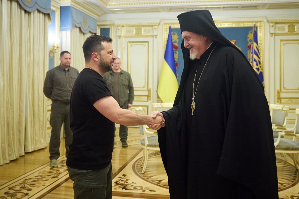 Volodymyr Zelensky met with a representative of the Ecumenical Patriarchate