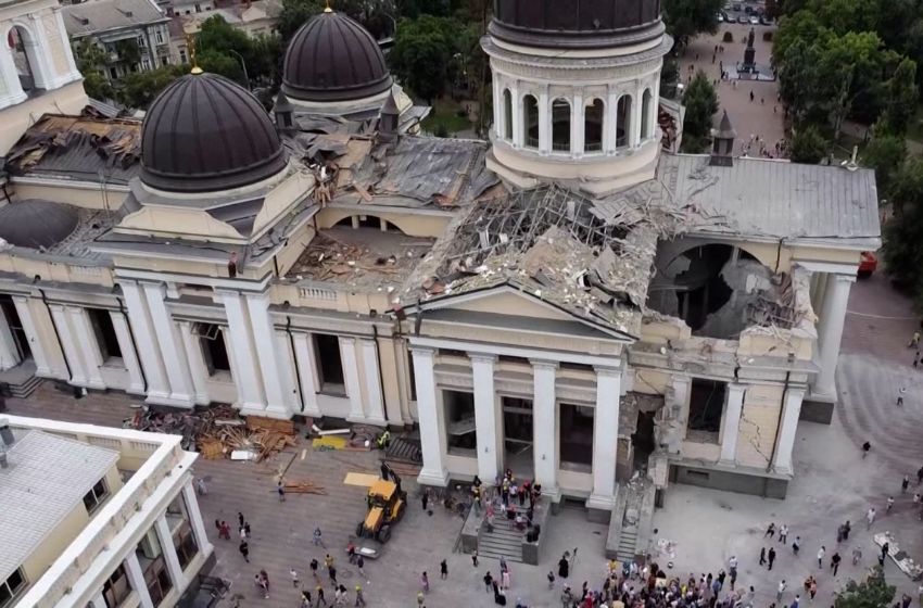 The Italian government takes on the task of the restoration of the Orthodox Cathedral of Odessa, bombed by the Russians