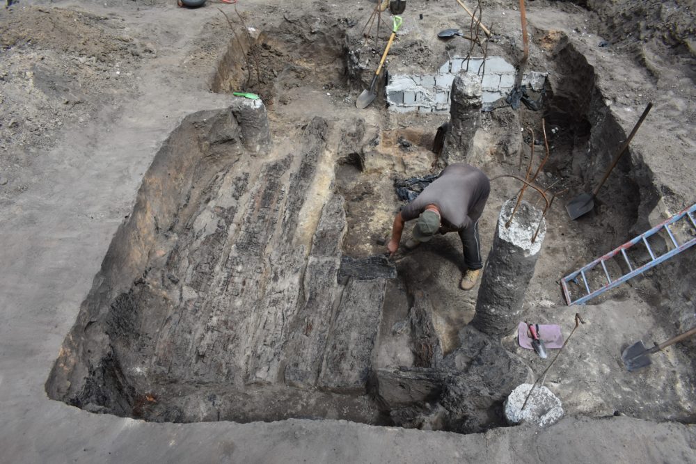 In Cherkasy, they have excavated a "Lithuanian" castle from the 16th century