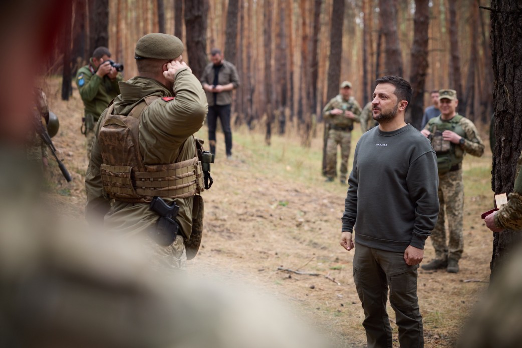 President of Ukraine paid a visit to the brigades performing combat missions in the Kupyansk-Lyman area