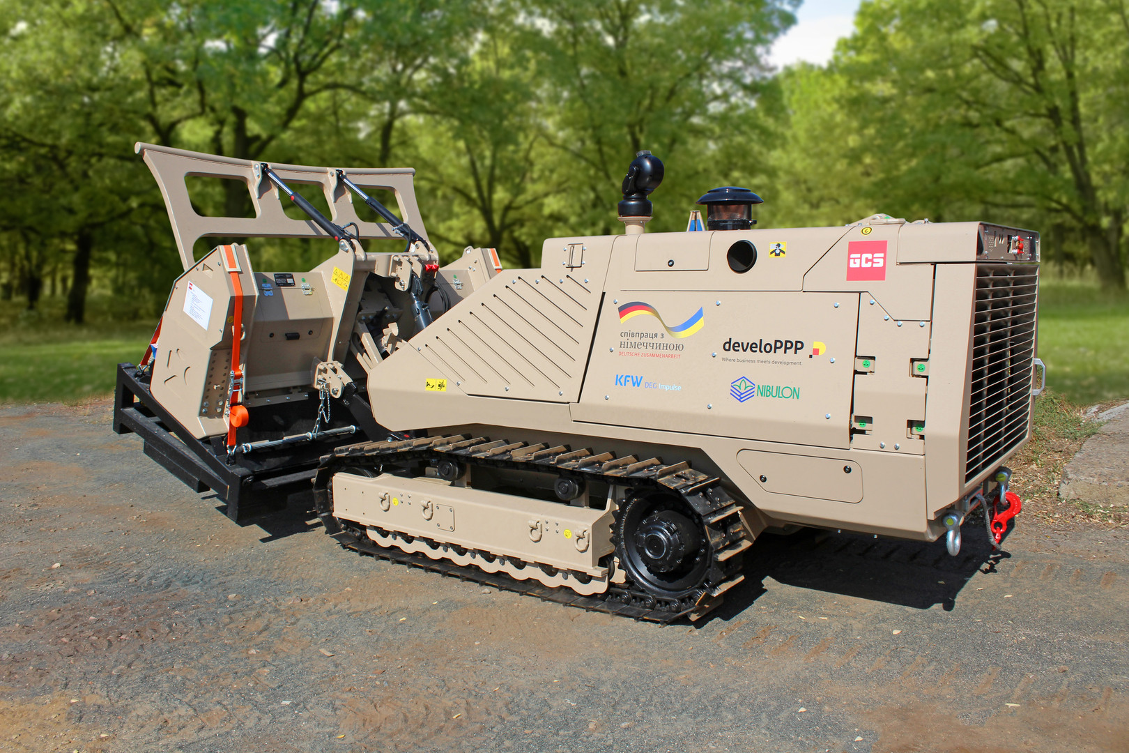 Nibulon has received its first demining vehicle from Global Clearance Solutions AG