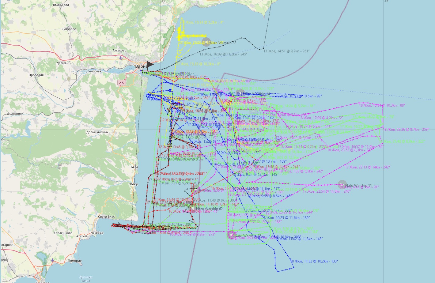 The mine-countermeasure group of the Bulgarian and Romanian Navies has started its work in the Black Sea