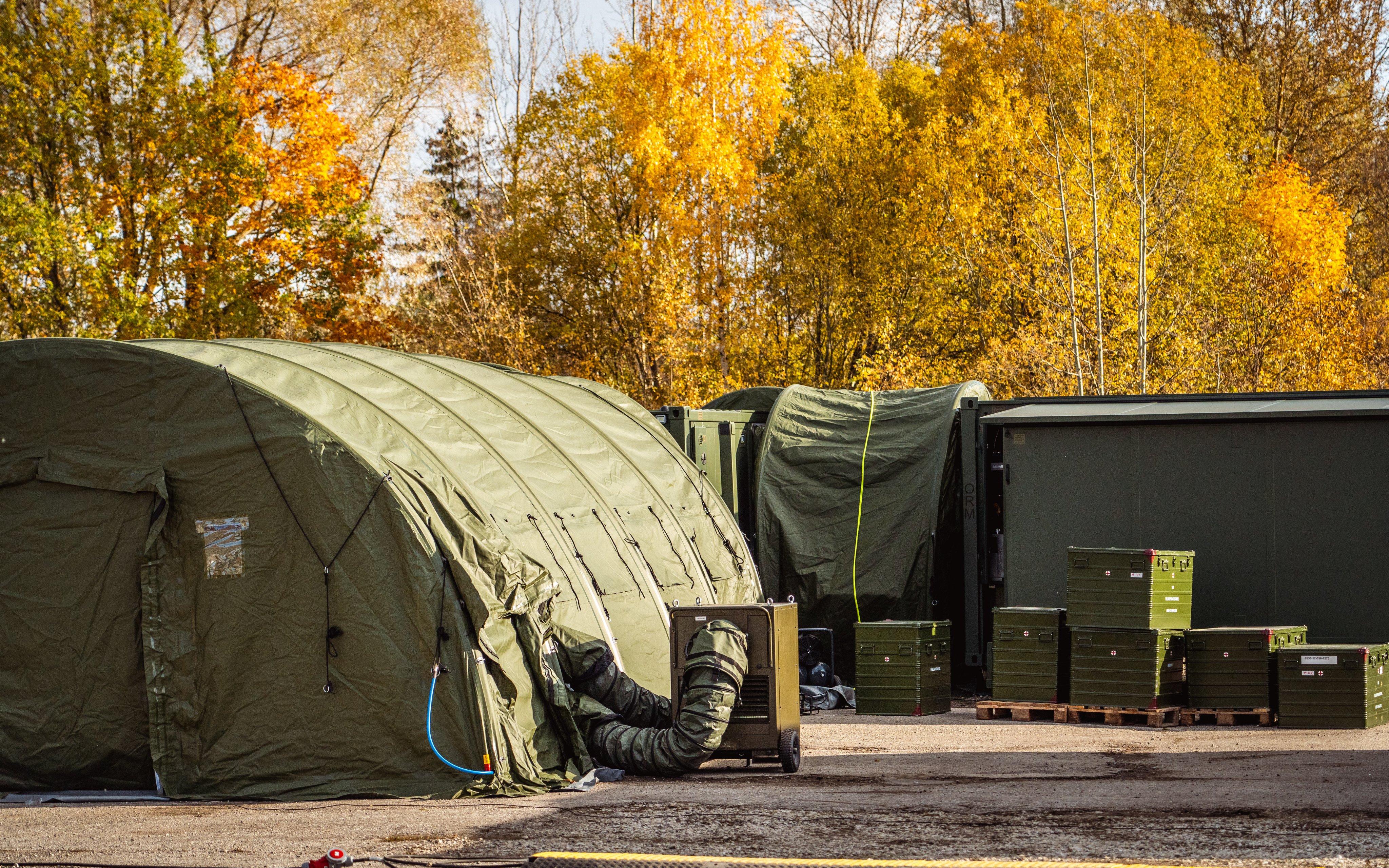 Estonia and Iceland have sent a field hospital to Ukraine, along with transportation provided by Germany