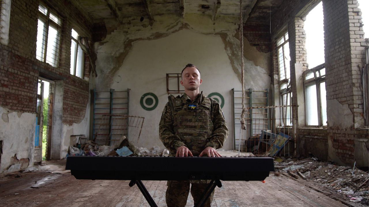 A military member of the 'Cultural Forces' has released an album created at the frontlines